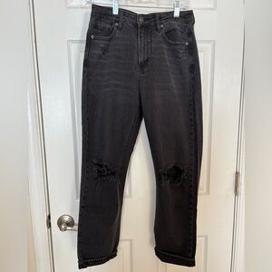 American Eagle black jeans straight 4